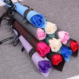 특별한날 비누꽃 장미 10개세트 꽃바구니 선물용 입학 졸업 생일 기념일 프로포즈