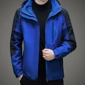 남성패션 바람막이 점퍼 가을 추동 3 in 기모 재킷 코트 캐주얼 야상 후드 DL4