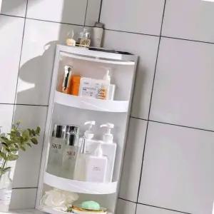 [하프클럽/]모서리선반 욕실 서랍장 화전수납 공간절약 틈새선반 22X22cm