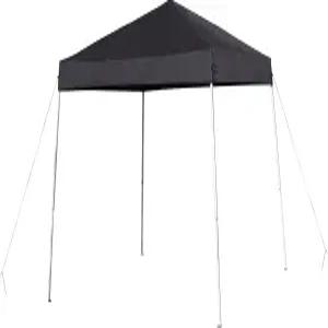 플래시 가구 해리스 8피트 8인치 블랙 아웃도어 팝업 이벤트 캐리어 가방 기울어진 다리 캐노피 텐트