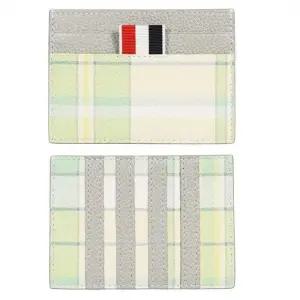 라이트그린 체크 카드지갑MAW193A L0041 340