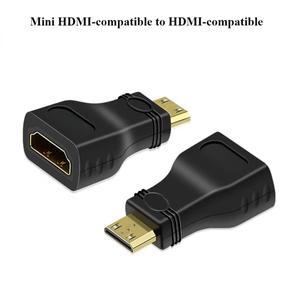 MiniHDMI 호환 남성-여성 어댑터 변환기-MINI PC HDTV HD 카메라 5504 용 미니 소형 Adatper 1080 P 2K 4K