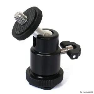 [하프클럽/]핫슈마운트 가능한 삼각대헤드 미니볼헤드 핫슈볼헤드