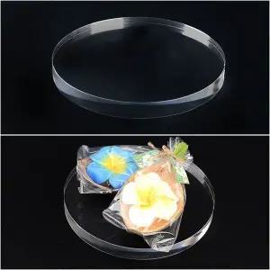 [하프클럽/]원형 스테이지 아크릴 진열대 200 디피용진열