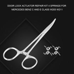 문짝 잠금 액추에이터 수리 키트 메르세데스 호환 벤츠 호환 C 및 E 클래스 W203 W211 용 4 스프링 세트