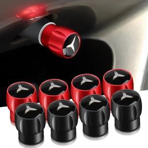메르세데스 호환 벤츠 호환 W203 W168 C180 CLA CLK CLS GLA GLC 알로이 자동차 휠 타이어 밸브 캡 스템 에