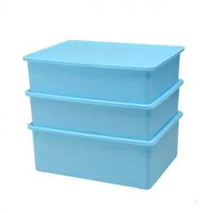 (옵션 블루3종)속옷 정리함 옷정리 양말 리빙 박스 보관함 블루 3종