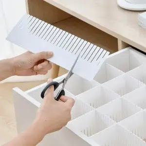 (색상 화이트)서랍 양말 속옷 정리 칸막이 보드 파티션 4P RD-10538