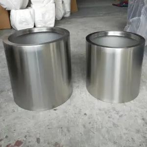 스테인레스 스틸 화분 화단 정원 야외 대형 원형 카페 스텐