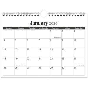 2026 미니 캘린더, 스몰 캘린더 2026년 1월부터 2027년 6월까지, 6 4''x8 5'', 책상, 주방, RV, 게시판 또는 냉장고용