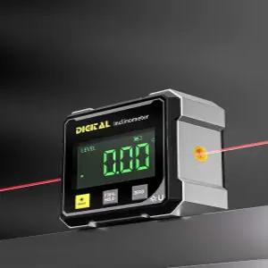 디지털 수평계 레이저 각도기 산업용 고정밀 경사계 레벨  측정기 미니