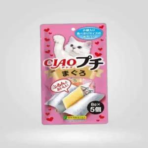 챠오 쁘띠 참치 5개입 펫간식 고양이 이나바 간식