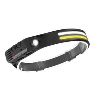 충전 헤드램프 캠핑 센서 야간작업 낚시 머리띠 조명
