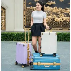 하나빌라 HA-2424 골드라인 알루미늄 프레임 TSA 확장형 하드캐리어 20인치