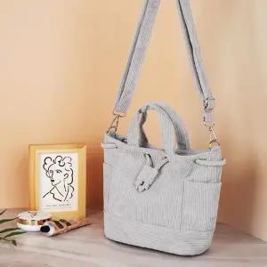 버킷백 복조리백 조리 골덴 가을 미니 가방 그레이