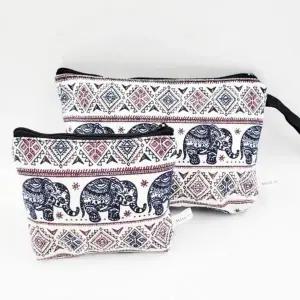 여행용 파우치 세트 휴대용 태국 코끼리 (WFKCQCI)