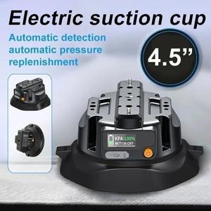4.5인치 강력 전동 자동 펌프 흡착 컵 카메라 마운트 에어 진공 컵  탈착 고정 촬영