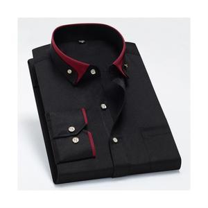 ANYOU 남성 와이셔츠 사계절 비즈니스 정장 긴팔 스판 편안한 직장인 남방