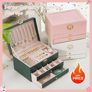 다층 대용량 보석 보관함 가정용 팔찌 세트  반지 진열 케이스