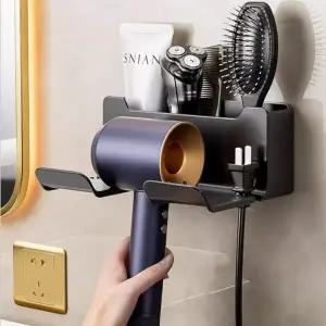 드라이어 화장실 헤어 욕실 수납 정리 드라이기 걸이 (WFKEAJB)
