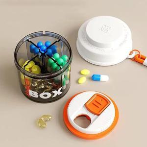 미니 만능 다용도 약품 보관함 휴대용 여행용 정리함 칸막이 포함 1개