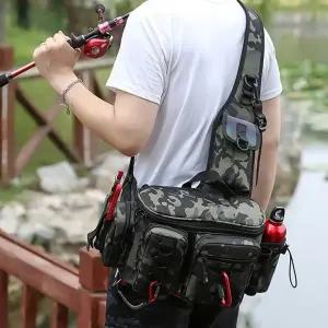 고품질 워킹 루어 가방 낚시 웨이스트 슬링백 밀리터리 낚시힙색 (WFKDZ2F)