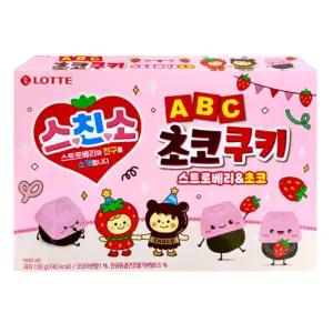 롯데제과 ABC 초코쿠키 스트로베리&초코 130g 1개
