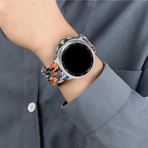 삼성 갤럭시 워치 8 40mm/44mm용 나일론 브레이디드 솔로 루프 스트랩 갤럭시 워치 8 클래식 46mm용 마그네