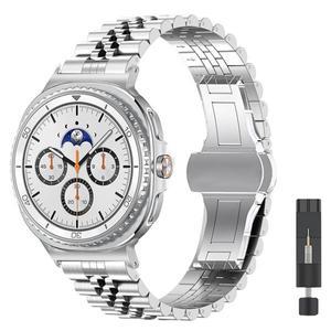 삼성 갤럭시 워치 울트라 2025 47mm 메탈 스트랩, 갤럭시 워치 8 40mm 44mm 8 클래식 46mm용 스테인리스 스