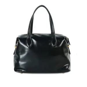 여성 토트백 핸드백 정장 출근룩 가죽 가방 블랙 (WFKDXER)