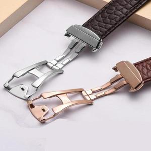 오메가 악어  가죽 시계 밴드 드 빌 해마 슈퍼 오리지널 시계 스트랩 남성과  19mm 20mm 21mm