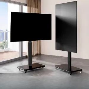 이동식 대형 티비거치대 회전 TV TV거치대 높이조절 티비