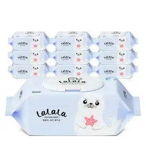 랄랄라 빅사이즈 비데물티슈 100매 10개입