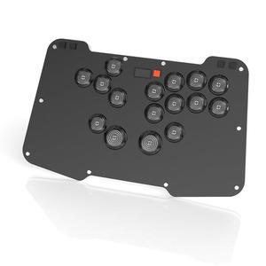 [포르르] 비트펀엑스 듀얼패드 레버리스 컨트롤러 아케이드 스틱, PS4 / PS3 PC 스위치 스팀용 올 버튼 컨트롤러, SOCD 커스텀 RGB 터보 핫 스왑 로우 프로파일 (듀얼패드 Zen16)