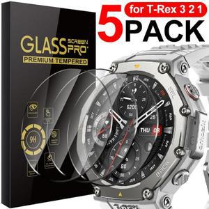 Amazfit T-Rex 3 2 Pro 화면 보호기용 9H 경도 강화 유리 스마트워치 보호 필름