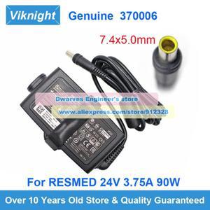 370006 레스메드 에어 센스 S10 24V 3.75A AC 어댑터 90W 커브 CPAP 에어센스 전원 공급 장치