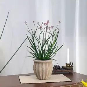 테라원 빈티지 아쿠아 토분 HN30407 14x18cm 플리츠단지정용품 분갈이화분 홈가드닝 식물키우기 인테리어