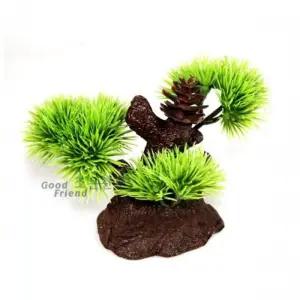 소나무 3봉장식소품 조화 인테리어