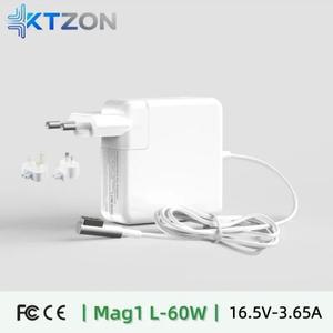 60W MagSafe 1 L자형 전원 어댑터 충전기 맥북 호환 에어/프로 A1278 A1181 및 기타 모델용 교체품 CE FCC