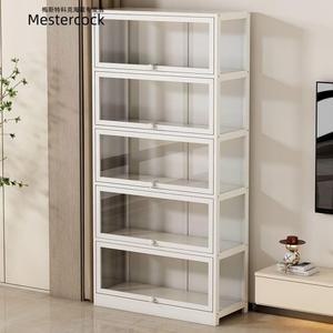 위드제이 피규어 장식장 A그레이 쇼케이스 조립식 2단 원목 전시 보관함