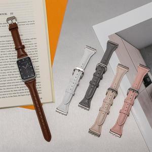 삼성 갤럭시 워치 핏 3용 슬림 가죽 스트랩 손목밴드 교체용 스트랩