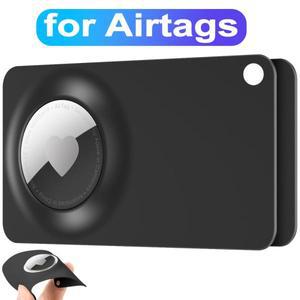 Airtag 지갑 홀더용 경량 보호기 파우치 백 초박형 카드 케이스 Apple 유연한 소프트 TPU