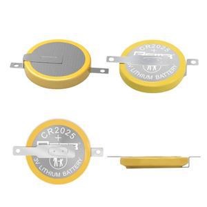 LBY2 솔더 탭이 EEMB 10PCS CR2025 배터리 탭 게임 보이 컬러 어드밴스 박스와 호환