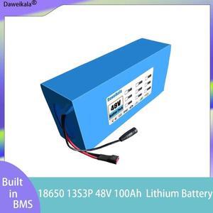 2024  48V 18650 리튬 이온 배터리 팩 - 13S3P 100000 E-스쿠터/E-자전거/오토바이용 mAh 고용량