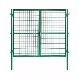 철제문 울타리펜스 양문형 전원주택 메쉬 울타리 대문 휀스 담장 너비 게이트 철문