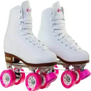 여자와 남자를 위한 시카고 링크 롤러 스케이트 u2013 내구성 최고 성능 실내/외 사용 발목 칼라 레이스업