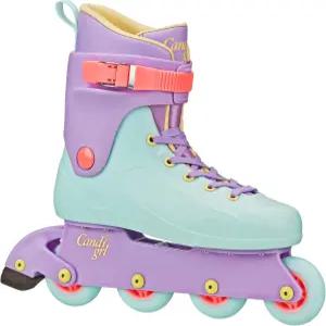 롤러 더비 엘리트가 제작한 캔디 GRL 사우스 비치 몰딩 인라인 스케이트
