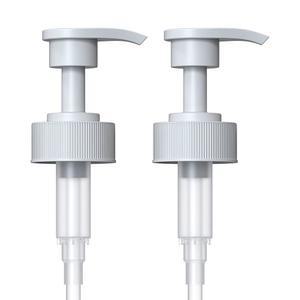 유리 저그 또는 플라스틱 병용 갤런 펌프 디스펜서 - 리스테린 1-1.5L 병과 호환 가능, 시럽, 비누, 조미료, 세제용 튼튼한 산업 등급 화이트 2개