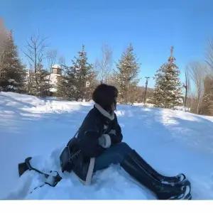 스파이더맨 여자 패딩다운 점퍼 퍼 일체형 램스울 코트 겨울 스웨이드 라이더 자켓 패딩 OPH4