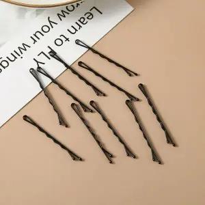 헤어핀 긴머리 검정 실핀 여성